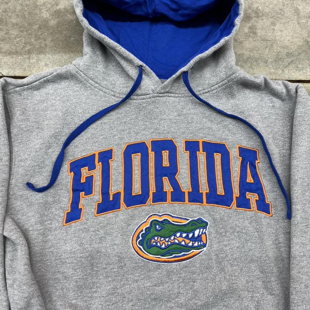 vintage university of florida gators collegiate grey hoodie size small - Picture 2 of 4